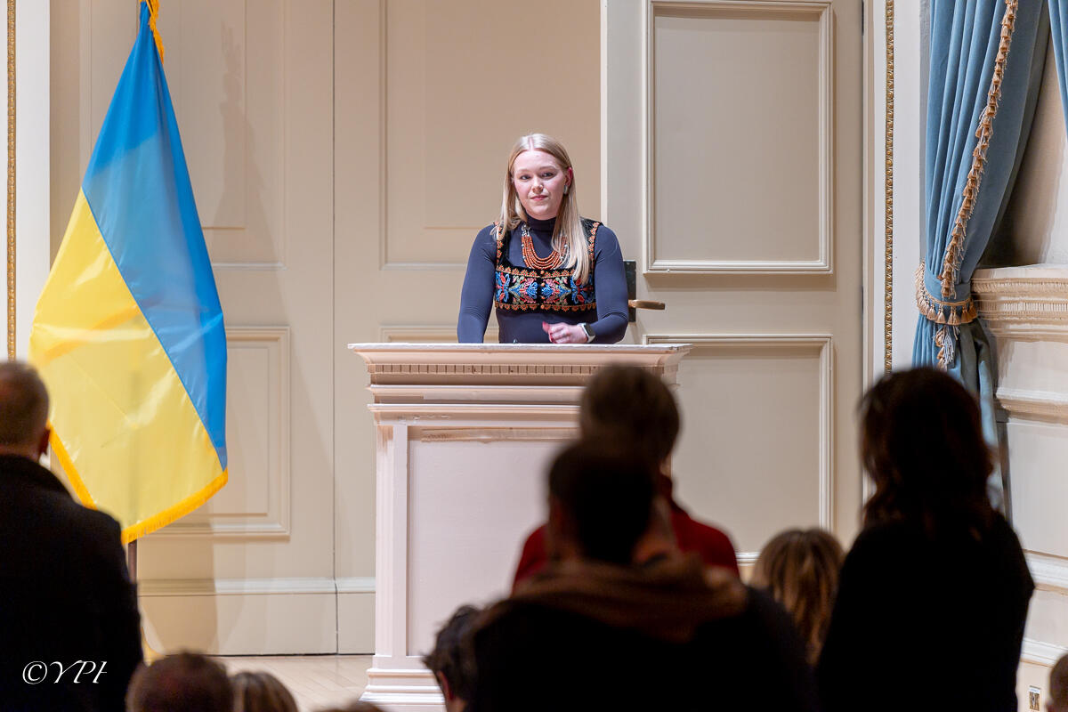 A moment of silence to honor the fallen heroes of Ukraine and all of the victims of the war.